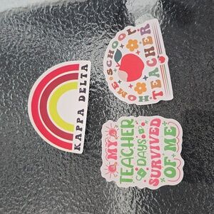 Teacher Stickers - Bag #47 - Set of 3 - NWOT